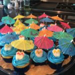 Pool Party Birthday Cupcakes